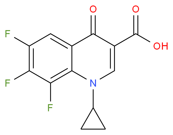 1-Cyclopropyl-6,7,8-trifluoro-1,4-dihydro-4-oxo-3-quinolinecarboxylic Acid_Molecular_structure_CAS_94695-52-0)