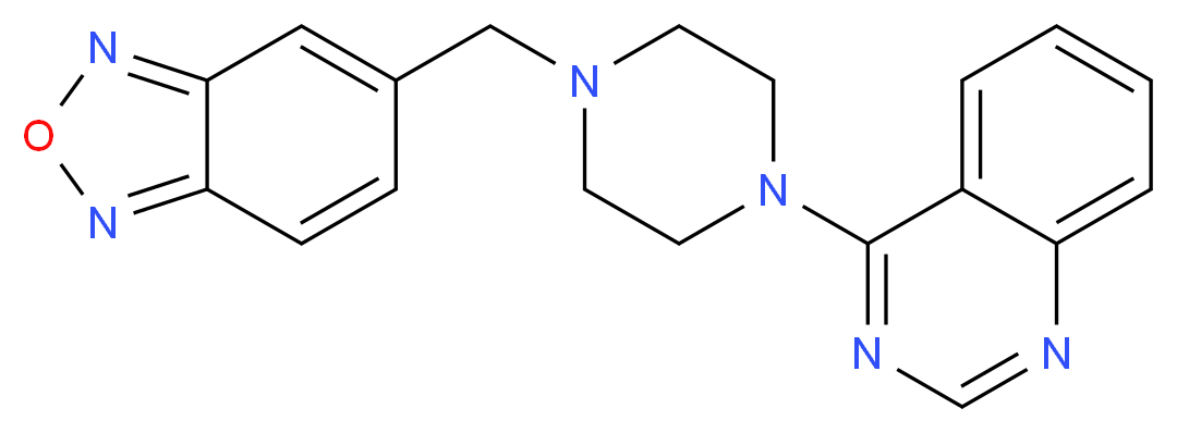 4-[4-(2,1,3-benzoxadiazol-5-ylmethyl)-1-piperazinyl]quinazoline_Molecular_structure_CAS_)