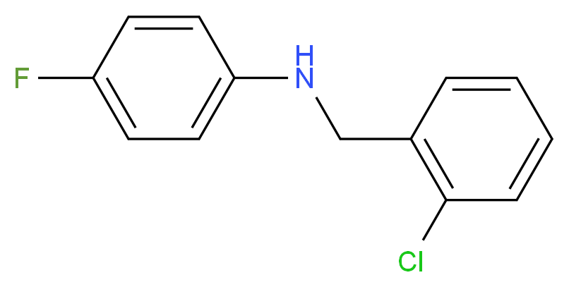 N-[(2-chlorophenyl)methyl]-4-fluoroaniline_Molecular_structure_CAS_)