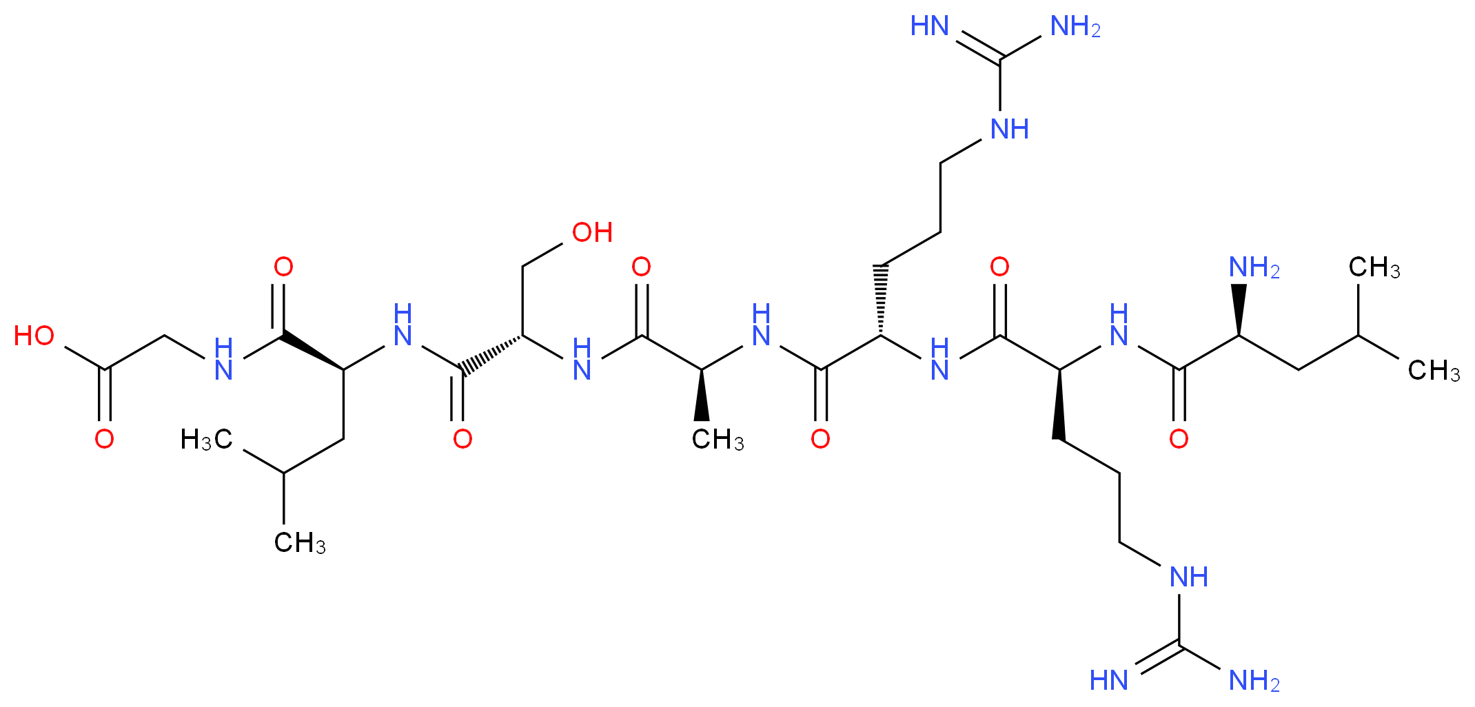 Kemptide acetate salt_Molecular_structure_CAS_65189-71-1)