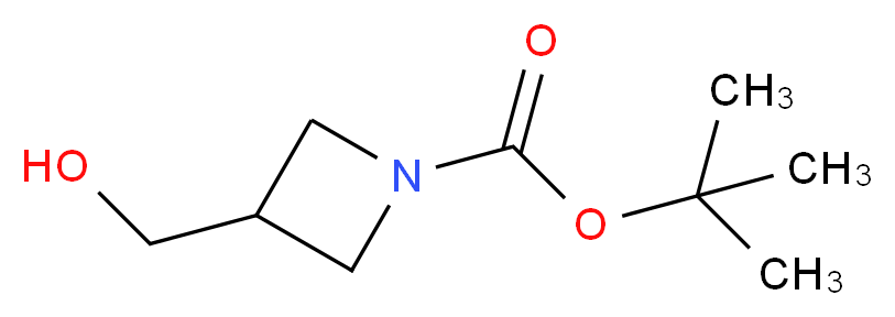 1-Boc-azetidine-3-yl methanol_Molecular_structure_CAS_142253-56-3)