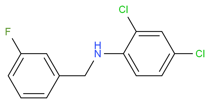 2,4-Dichloro-N-(3-fluorobenzyl)aniline_Molecular_structure_CAS_1036576-63-2)