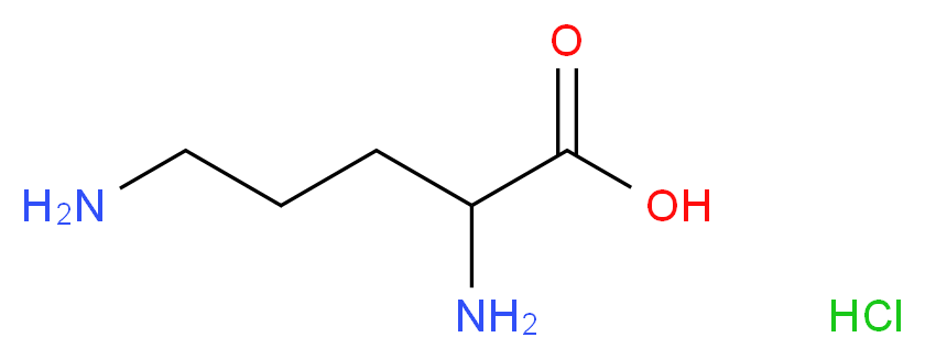 2,5-Diaminopentanoic acid hydrochloride_Molecular_structure_CAS_)