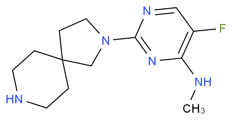 2-(2,8-diazaspiro[4.5]dec-2-yl)-5-fluoro-N-methylpyrimidin-4-amine_Molecular_structure_CAS_)