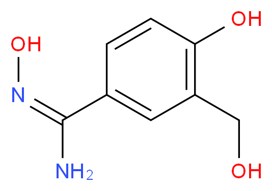 4-Hydroxy-3-methoxybenzamidoxime_Molecular_structure_CAS_352330-51-9)