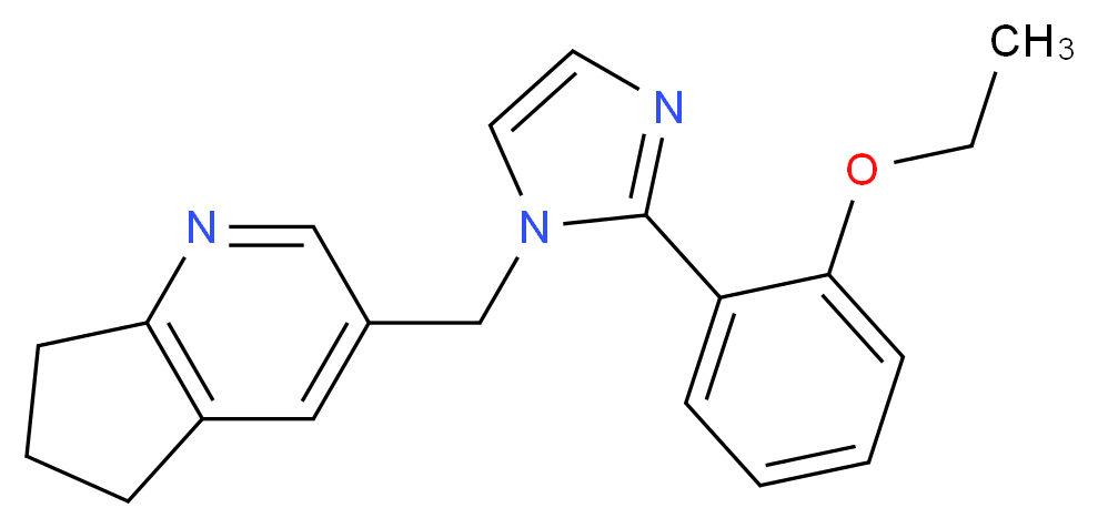 3-{[2-(2-ethoxyphenyl)-1H-imidazol-1-yl]methyl}-6,7-dihydro-5H-cyclopenta[b]pyridine_Molecular_structure_CAS_)