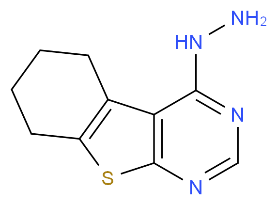 4-hydrazino-5,6,7,8-tetrahydro[1]benzothieno[2,3-d]pyrimidine_Molecular_structure_CAS_40106-45-4)