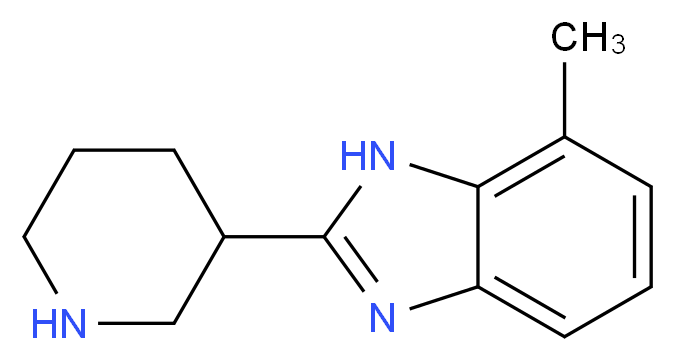 4-methyl-2-piperidin-3-yl-1H-benzimidazole_Molecular_structure_CAS_)