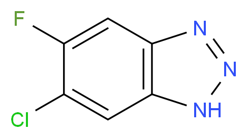 6-chloro-5-fluoro-1H-1,2,3-benzotriazole_Molecular_structure_CAS_99803-85-7)
