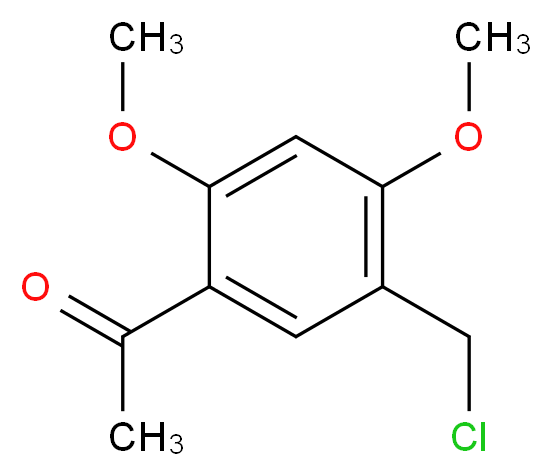 1-(5-Chloromethyl-2,4-dimethoxy-phenyl)-ethanone_Molecular_structure_CAS_91427-44-0)
