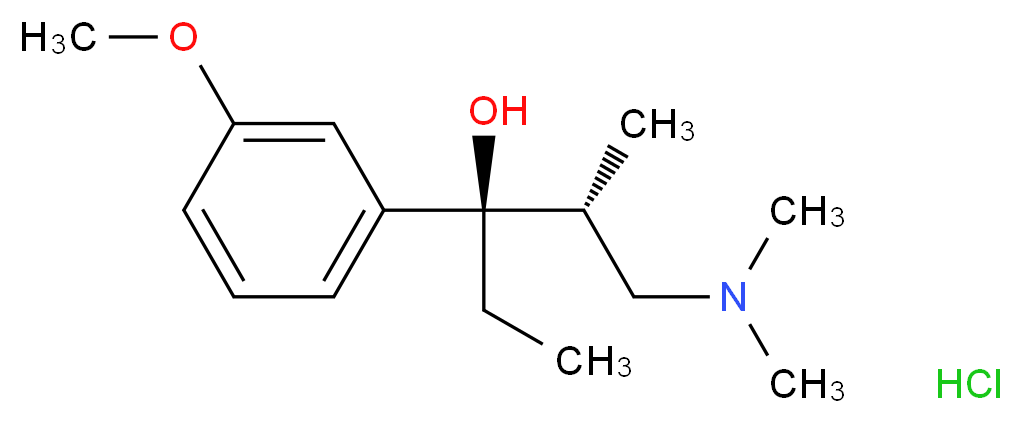 (2R,3R)-1-(Dimethylamino)-3-(3-methoxyphenyl)-2-methylpentan-3-ol hydrochloride_Molecular_structure_CAS_175774-12-6)