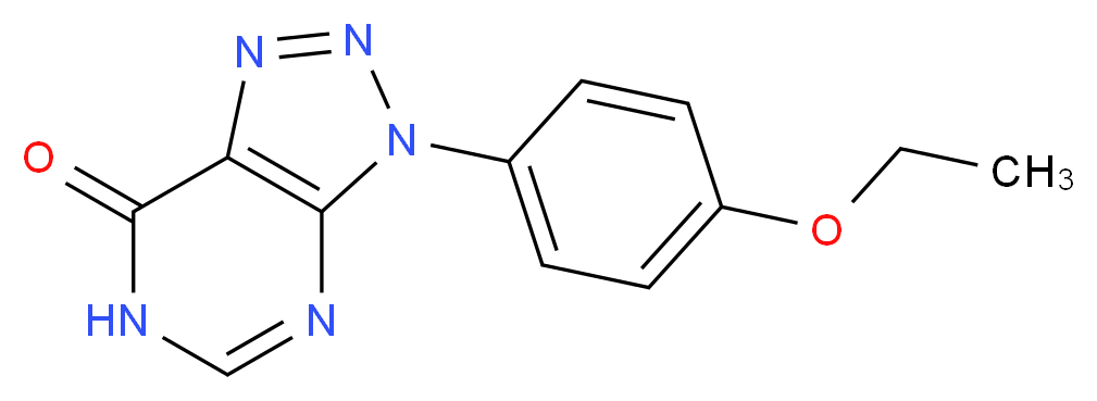 3-(4-ethoxyphenyl)-3,6-dihydro-7H-[1,2,3]triazolo[4,5-d]pyrimidin-7-one_Molecular_structure_CAS_)
