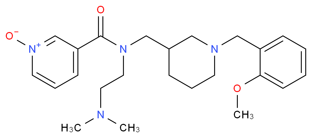 N-[2-(dimethylamino)ethyl]-N-{[1-(2-methoxybenzyl)-3-piperidinyl]methyl}nicotinamide 1-oxide_Molecular_structure_CAS_)