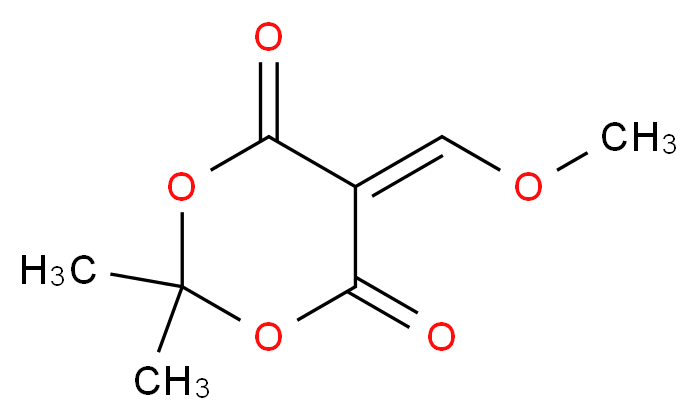 5-(Methoxymethylene)-2,2-dimethyl-1,3-dioxane-4,6-dione_Molecular_structure_CAS_15568-85-1)