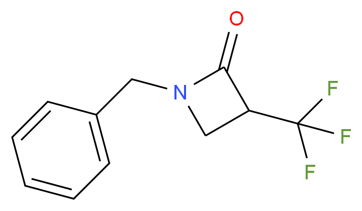 1-Benzyl-3-trifluoromethyl-2-azetidinone_Molecular_structure_CAS_480438-91-3)