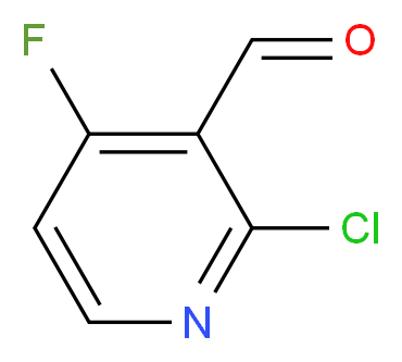 2-chloro-4-fluoronicotinaldehyde_Molecular_structure_CAS_1060809-21-3)