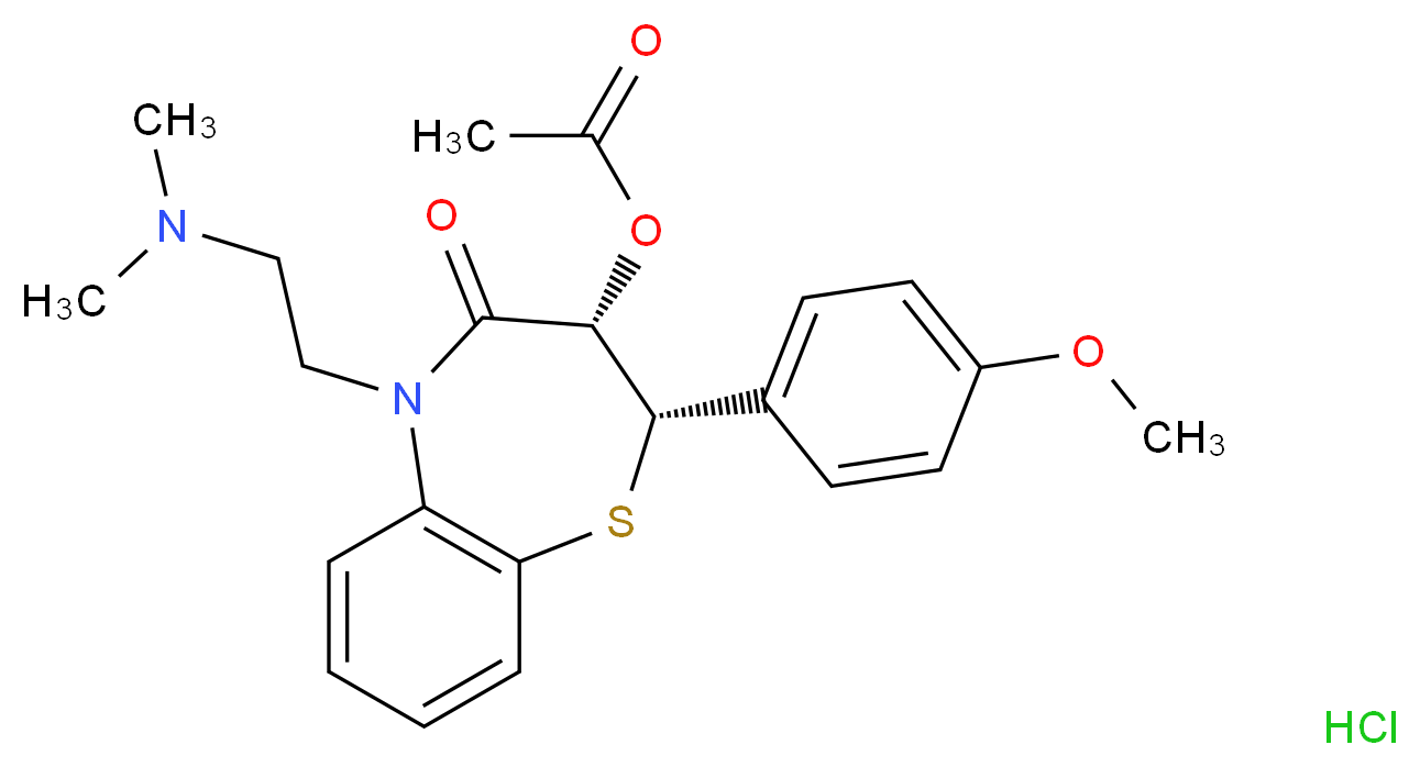 (+)-cis-Diltiazem hydrochloride_Molecular_structure_CAS_33286-22-5)