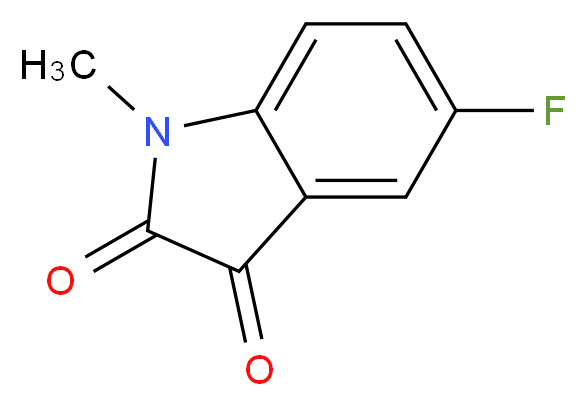 5-fluoro-1-methylindoline-2,3-dione_Molecular_structure_CAS_)