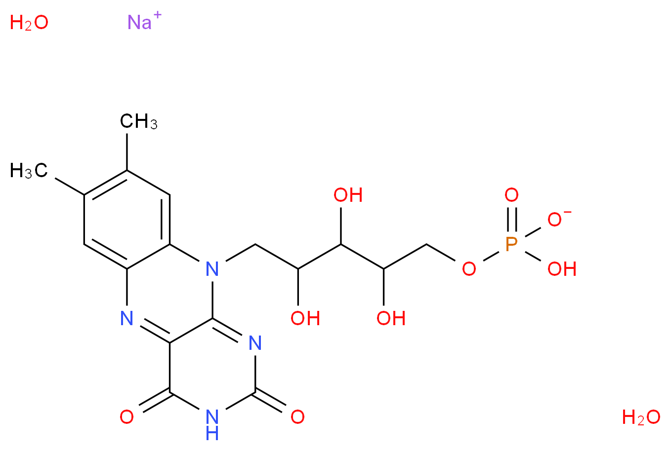 Riboflavin-5'-phosphate sodium salt dihydrate_Molecular_structure_CAS_6184-17-4)