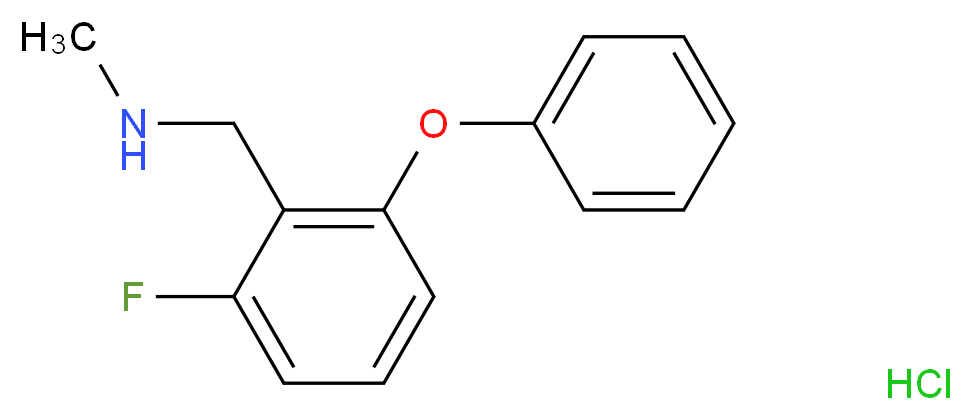2-Fluoro-N-methyl-6-phenoxybenzylamine hydrochloride_Molecular_structure_CAS_902836-71-9)