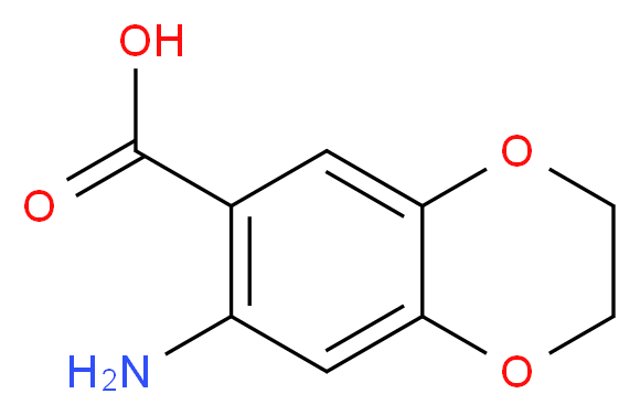 7-amino-2,3-dihydro-1,4-benzodioxine-6-carboxylic acid_Molecular_structure_CAS_99358-09-5)