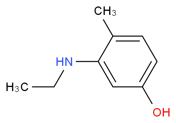 3-Ethylamino-4-methylphenol_Molecular_structure_CAS_120-37-6)