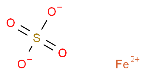 Iron(II) sulfate concentrate_Molecular_structure_CAS_10028-21-4)