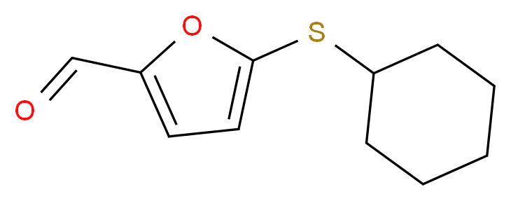 5-(cyclohexylthio)-2-furaldehyde_Molecular_structure_CAS_915920-91-1)