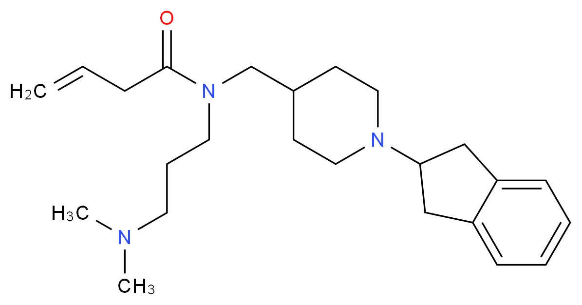 N-{[1-(2,3-dihydro-1H-inden-2-yl)-4-piperidinyl]methyl}-N-[3-(dimethylamino)propyl]-3-butenamide_Molecular_structure_CAS_)