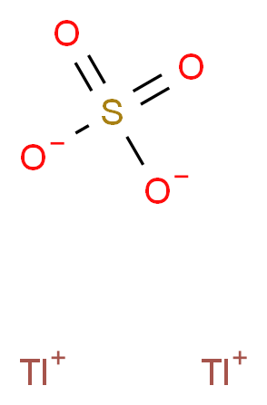 Thallium(I) sulfate, Puratronic&reg;_Molecular_structure_CAS_7446-18-6)