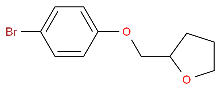 2-(4-bromophenoxymethyl)oxolane_Molecular_structure_CAS_)