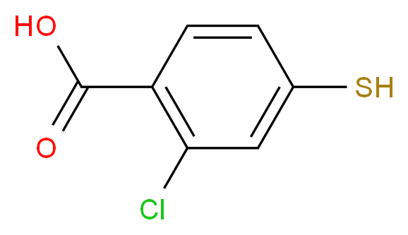 2-chloro-4-sulfanylbenzoic acid_Molecular_structure_CAS_)