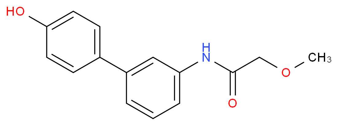 N-(4'-hydroxybiphenyl-3-yl)-2-methoxyacetamide_Molecular_structure_CAS_)