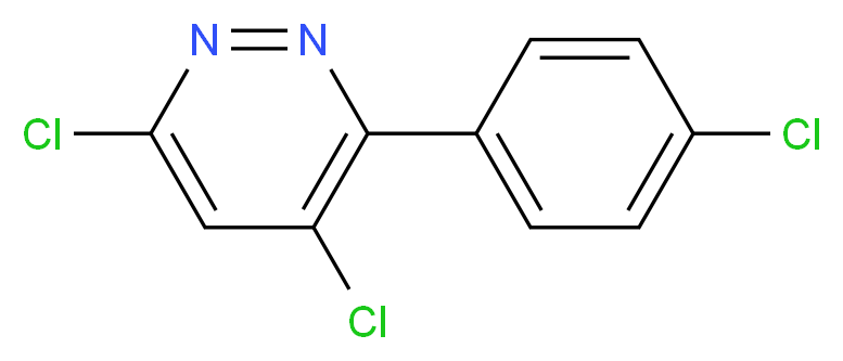 4,6-Dichloro-3-(4-chlorophenyl)pyridazine_Molecular_structure_CAS_)