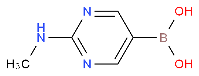 (2-(Methylamino)pyrimidin-5-yl)boronic acid_Molecular_structure_CAS_1033745-26-4)