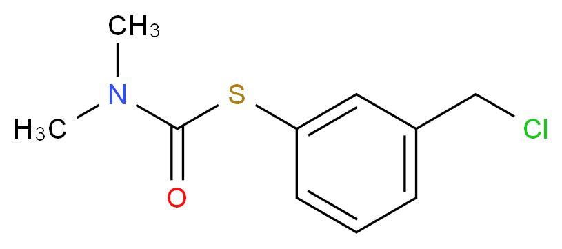 1-{[3-(chloromethyl)phenyl]sulfanyl}-N,N-dimethylformamide_Molecular_structure_CAS_)