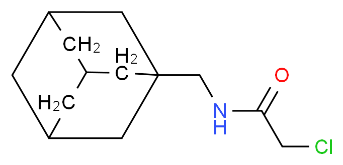 N-(1-adamantylmethyl)-2-chloroacetamide_Molecular_structure_CAS_81099-48-1)