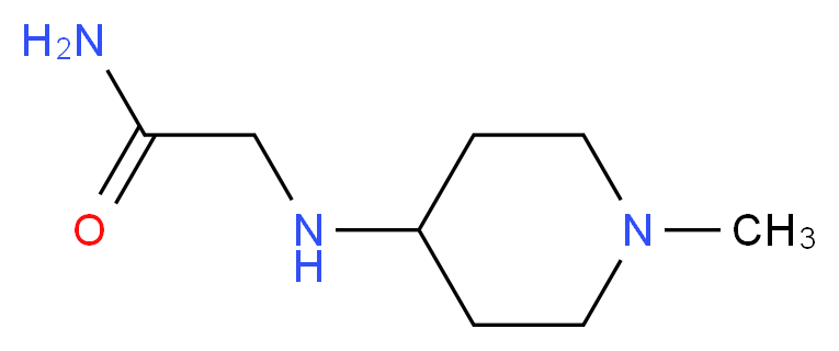 2-[(1-methylpiperidin-4-yl)amino]acetamide_Molecular_structure_CAS_)