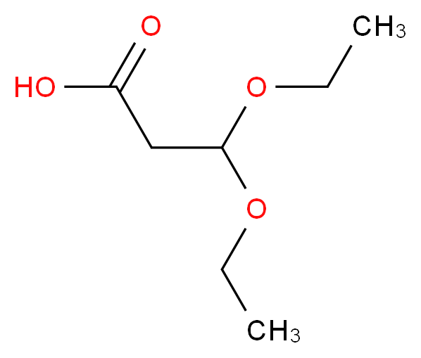 3,3-Diethoxypropanoic acid_Molecular_structure_CAS_6191-97-5)