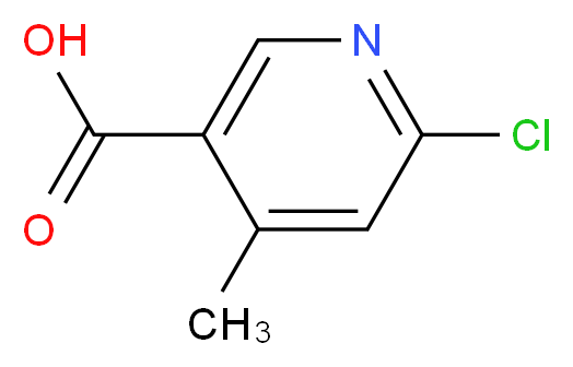 6-Chloro-4-methylnicotinic acid_Molecular_structure_CAS_503555-50-8)