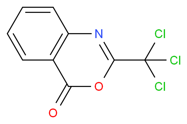 2-(trichloromethyl)-4H-3,1-benzoxazin-4-one_Molecular_structure_CAS_)