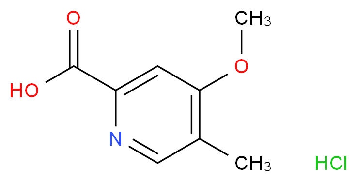 4-methoxy-5-methylpyridine-2-carboxylic acid hydrochloride_Molecular_structure_CAS_)