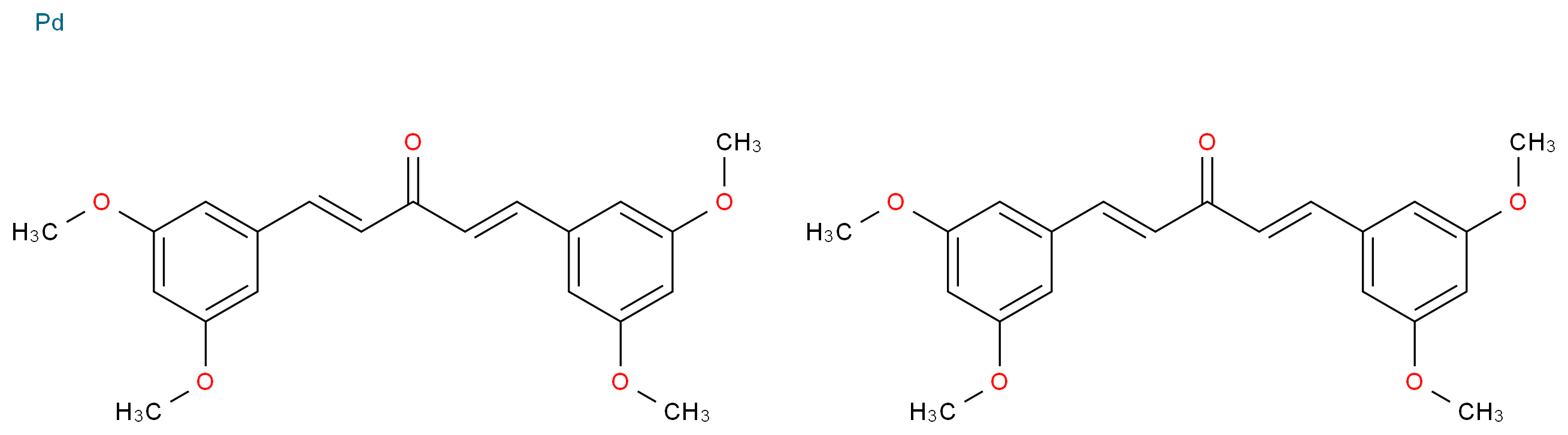 Bis(3,5,3′,5′-dimethoxydibenzylideneacetone)palladium(0)_Molecular_structure_CAS_811862-77-8)