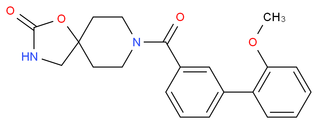 8-[(2'-methoxybiphenyl-3-yl)carbonyl]-1-oxa-3,8-diazaspiro[4.5]decan-2-one_Molecular_structure_CAS_)