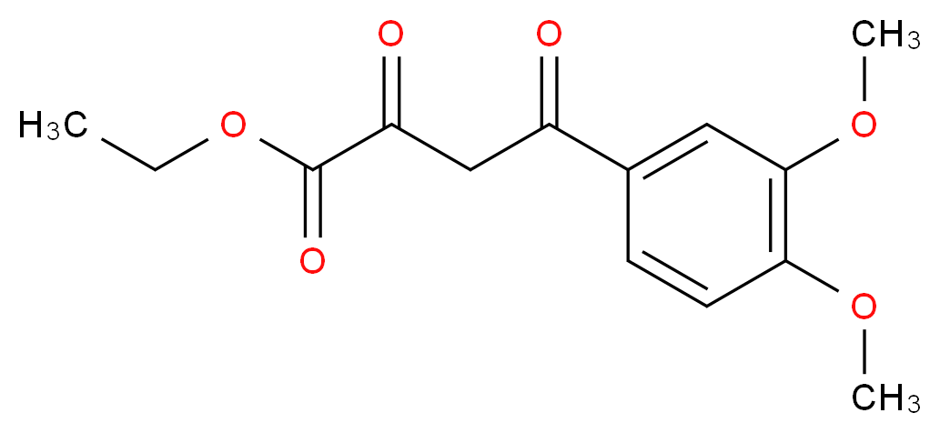 Ethyl 4-(3,4-dimethoxyphenyl)-2,4-dioxobutanoate_Molecular_structure_CAS_70909-46-5)