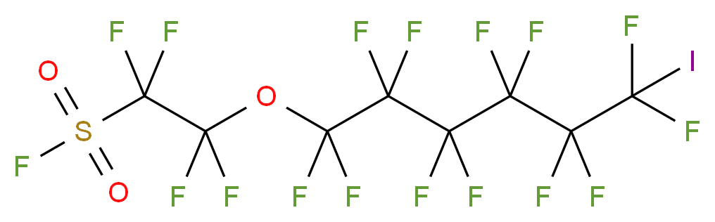 9-Iodoperfluoro-3-oxanonanesulphonyl fluoride_Molecular_structure_CAS_67990-77-6)