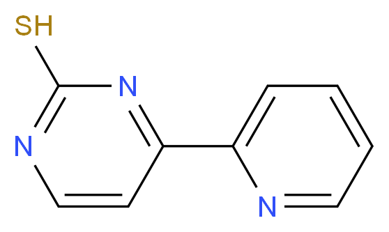 4-(pyridin-2-yl)pyrimidine-2-thiol_Molecular_structure_CAS_)