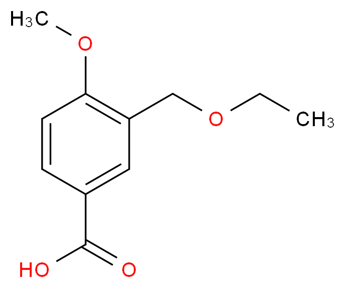 3-(Ethoxymethyl)-4-methoxybenzoic acid_Molecular_structure_CAS_)