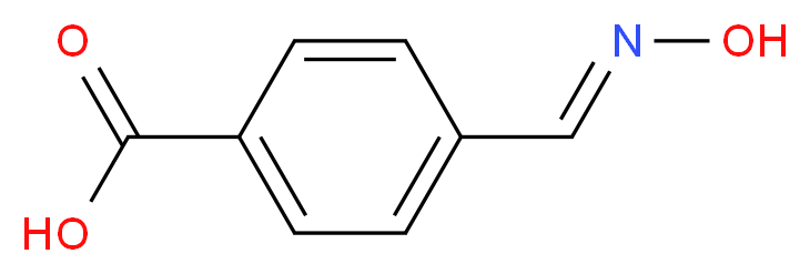 4-[(hydroxyimino)methyl]benzoic acid_Molecular_structure_CAS_)
