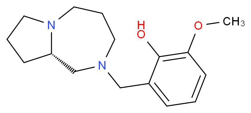 2-[(9aS)-hexahydro-1H-pyrrolo[1,2-a][1,4]diazepin-2(3H)-ylmethyl]-6-methoxyphenol_Molecular_structure_CAS_)